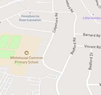 map for Whitehouse Common Primary School