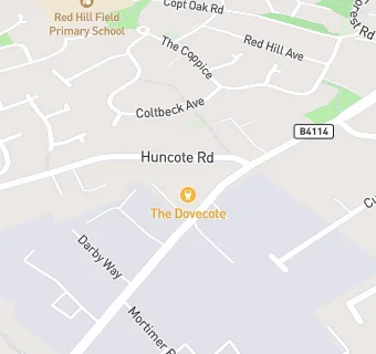 map for The Dovecote