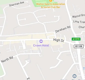 map for Crown Hotel