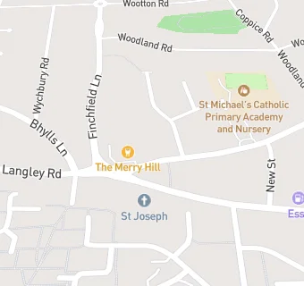 map for The Merry Hill