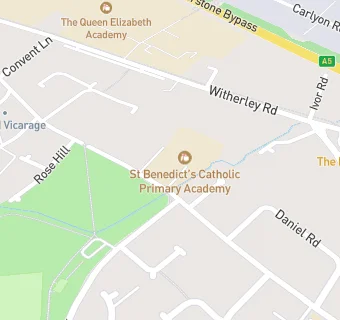 map for St Benedict's Catholic Primary School