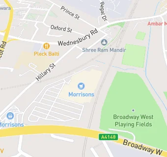 map for Morrisons Petrol Filling Station