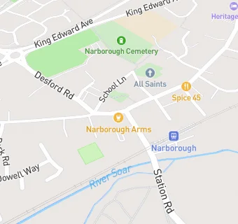 map for Narborough Arms