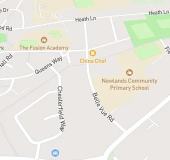 map for Newlands Community Primary School