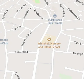 map for Walsall Community College