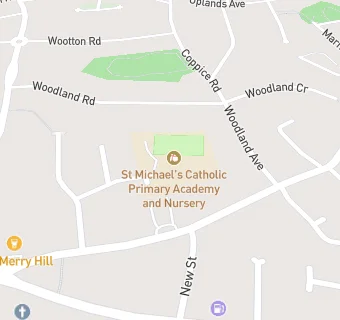 map for St Michael's Catholic Primary Academy and Nursery