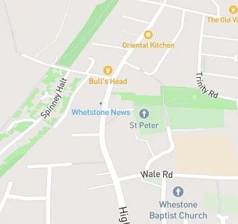 map for Whetstone Lunch Club