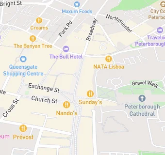 map for Wagamama