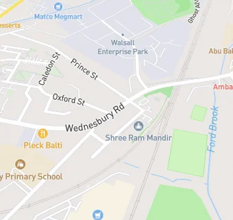 map for Shake House Walsall