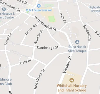 map for The Cambridge Pub