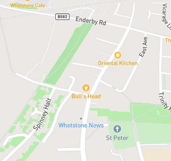 map for The Bulls Head
