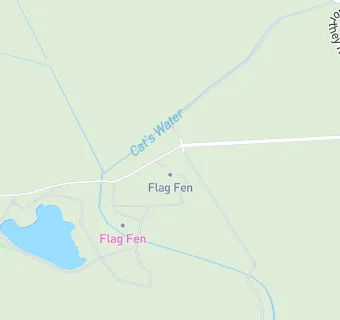 map for Flag Fen Bronze Age Centre & Cafe