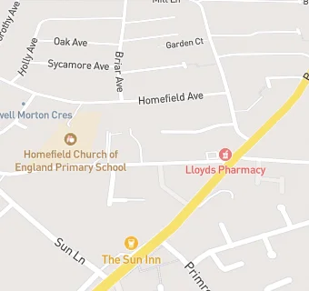 map for Bradwell Pharmacy