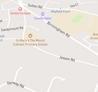 map for St Marys RC Primary School