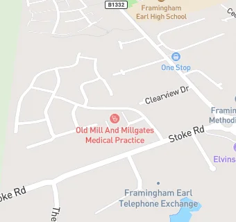 map for Old Mill And Millgates Medical Practice