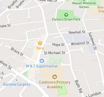 map for St Michaels Church