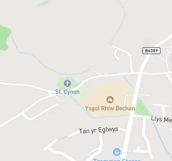 map for Ysgol Rhiw Bechan