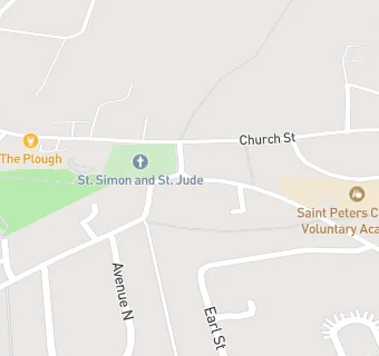 map for Saint Peters Catholic Primary School, Earl Shilton, Leicestershire