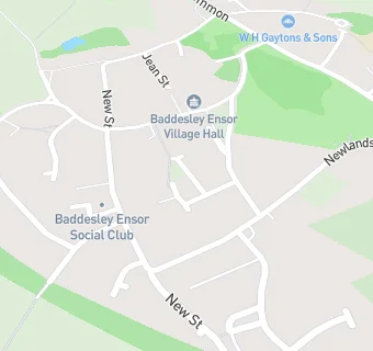 map for Baddesley Ensor Health Centre