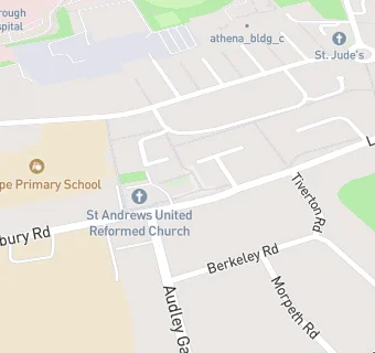 map for St Andrews Unite Reform Church