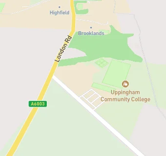 map for Uppingham Community College