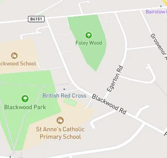 map for Streetly Youth Club