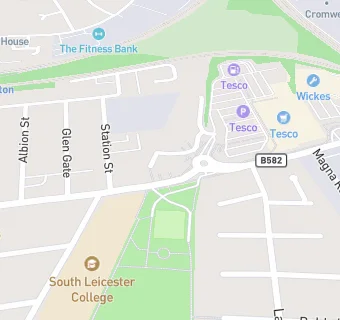 map for South Wigston Health Centre