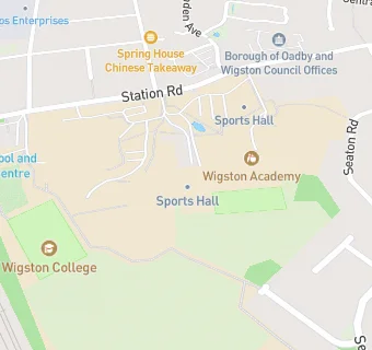 map for Wigston Birkett House Community Special School