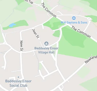 map for Baddesley Fish Bar