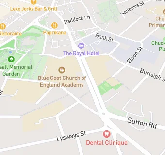 map for Blue Coat Jun School