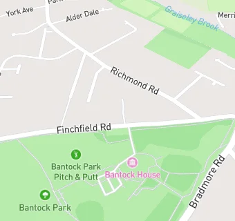 map for Bantock House & Park