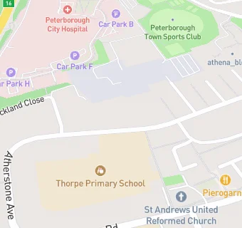 map for Thorpe After School Child Care Club @Thorpe Primary School