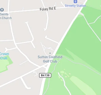 map for Sutton Coldfield Golf Club