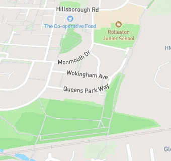 map for Queens Park Care Home