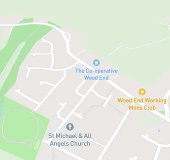 map for The Woodlands Community Centre