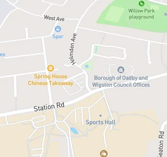 map for South Leicestershire College