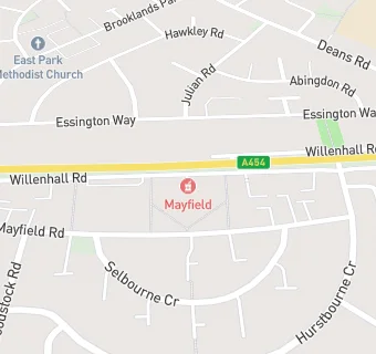 map for Mayfield Medical Practice