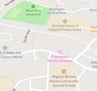 map for The Elms Social And Ex Service Club