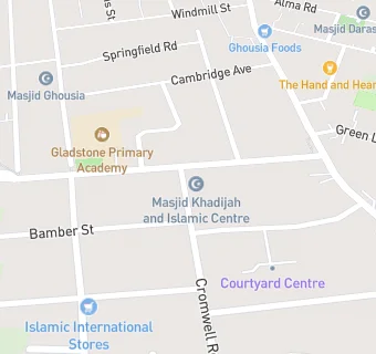 map for iCare Peterborough @ UKIM Masjid Khadijah and Islamic Centre