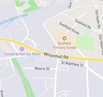 map for St Josephs Catholic Club