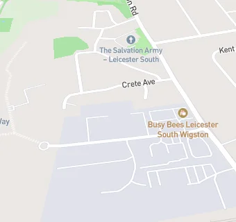 map for Busy Bees Leicester South Wigston