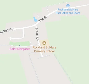 map for Rockland St Mary Primary School