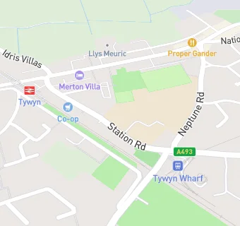 map for Ysgol Uwchradd Tywyn