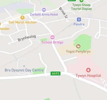 map for Ysgol Gynradd Penybryn