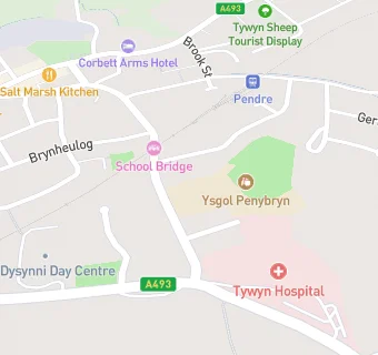 map for Ysgol Gynradd Penybryn