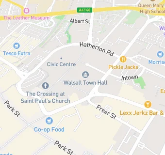 map for Wetherspoons