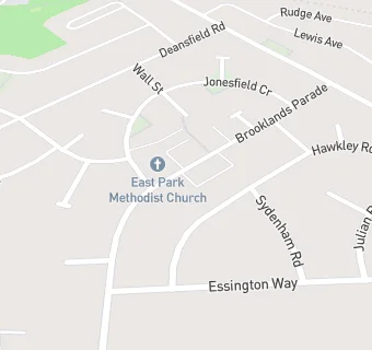 map for Brooklands Chippy