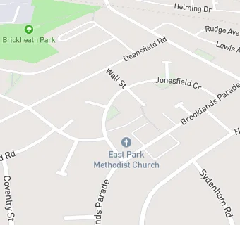 map for East Park Medical Practice