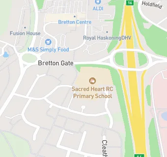 map for Sacred Heart Catholic Primary School