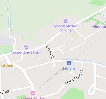 map for Canolfan Cymunedol Neuadd Pendre Social Centre